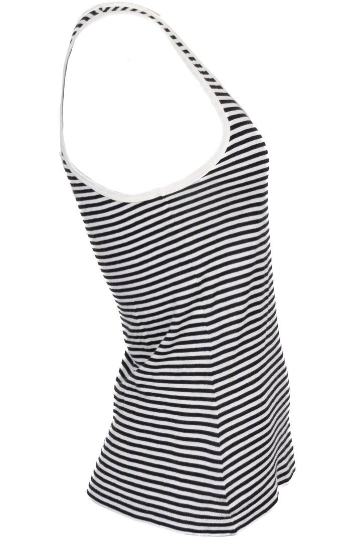SAINT LAURENT Cassandre Tank Top Black