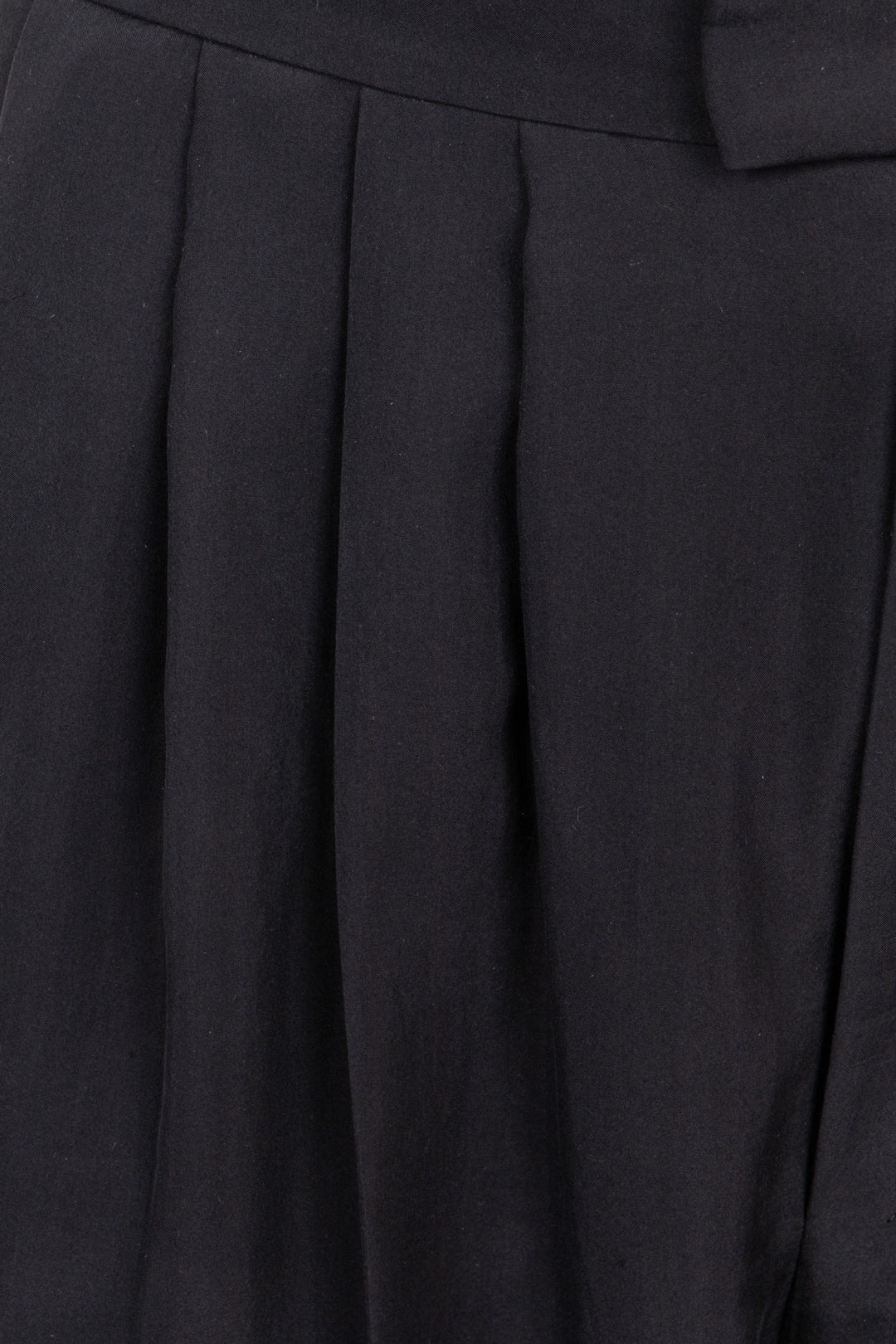 SAINT LAURENT 2025 Pleated Pants Silk Black