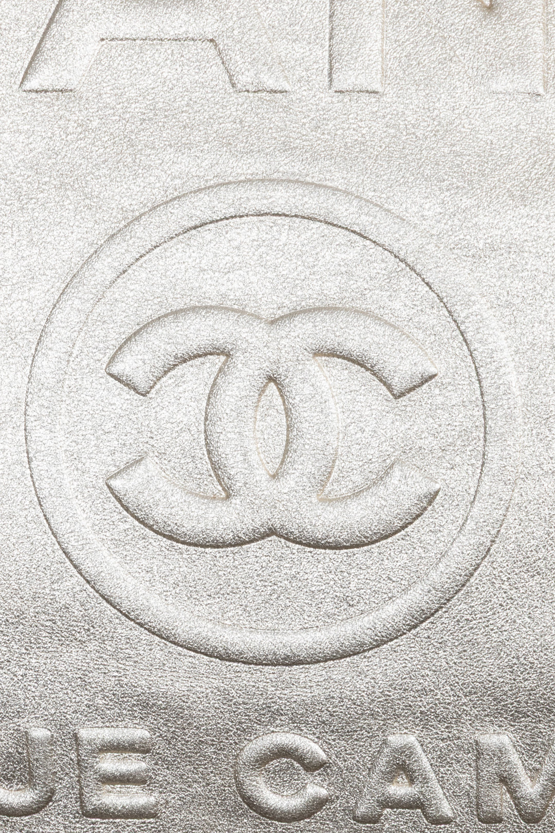 CHANEL Deauville Tote Medium Calfskin Gold