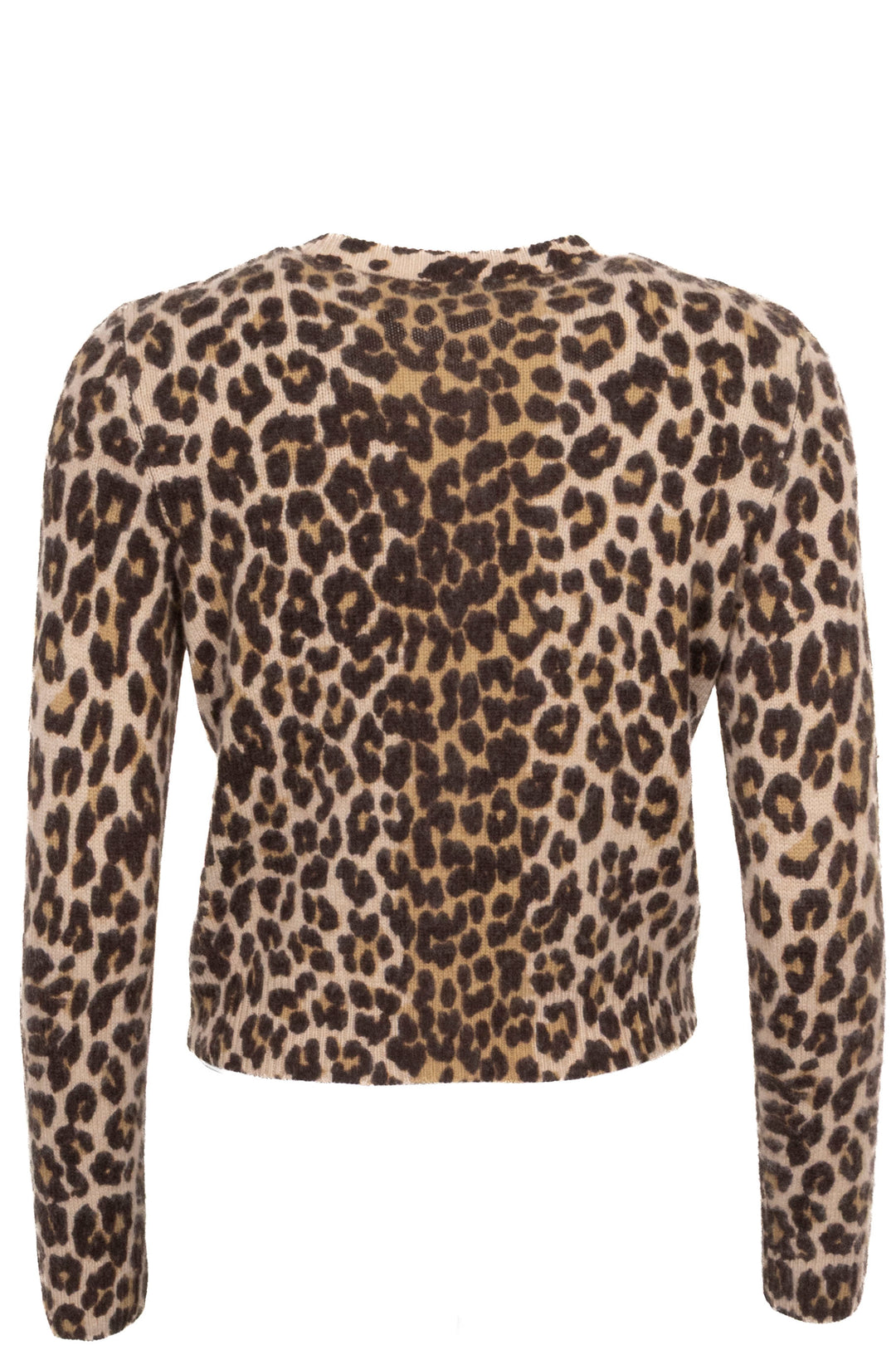 CELINE Cheetah Jacket Cashmere Brown