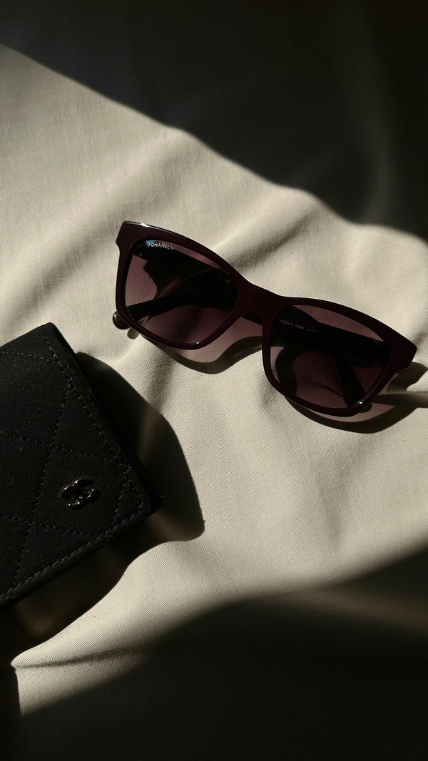 CHANEL CC Sunglasses 5494 Red