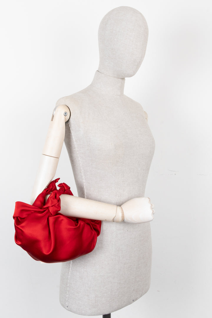 THE ROW Ascot Satin Red