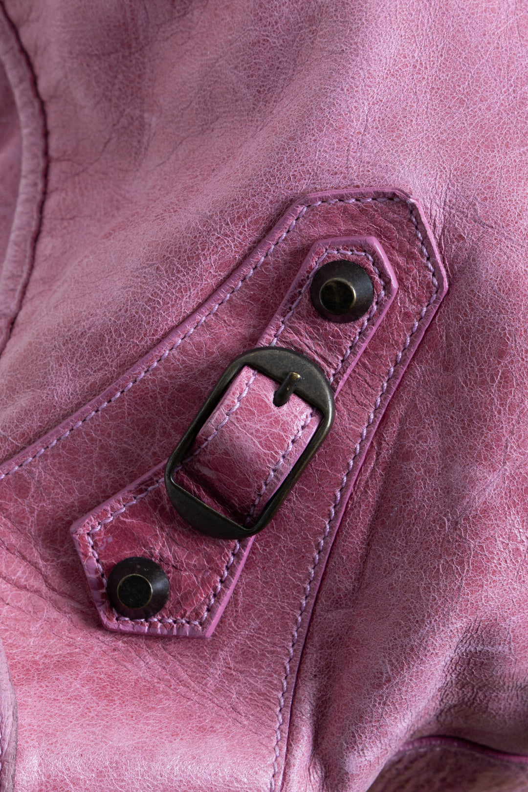 BALENCIAGA Sac Classic Work Cuir Rose