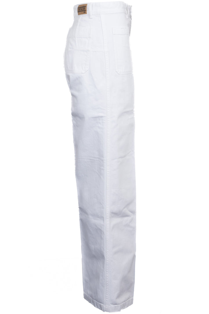 CHRISTIAN DIOR D04 Straight Jeans Denim White