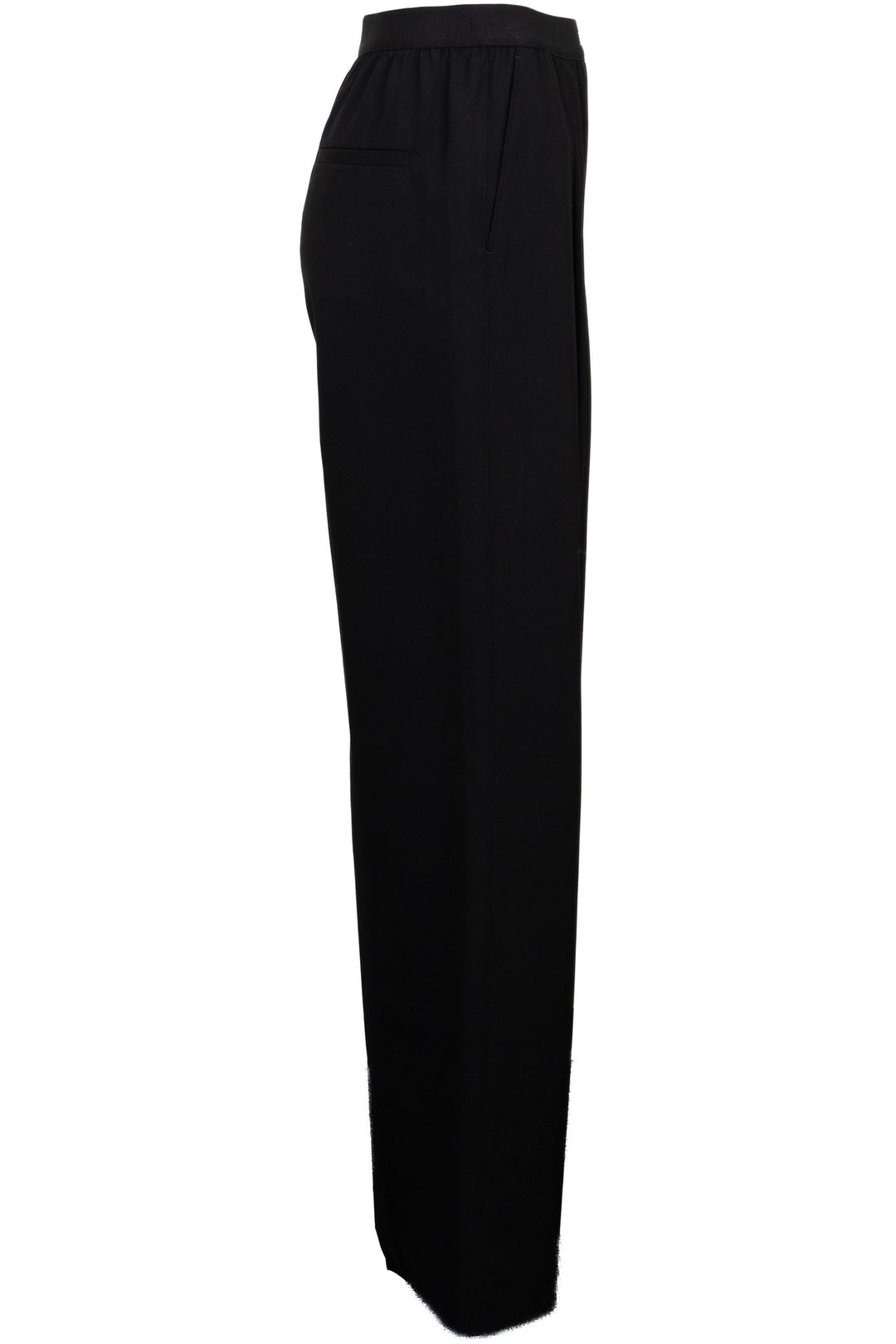 LOEWE Logo Wide Trousers Wool Black