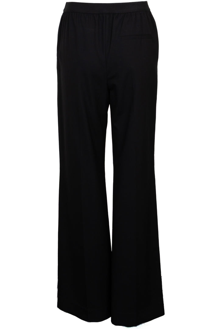 LOEWE Logo Wide Trousers Wool Black