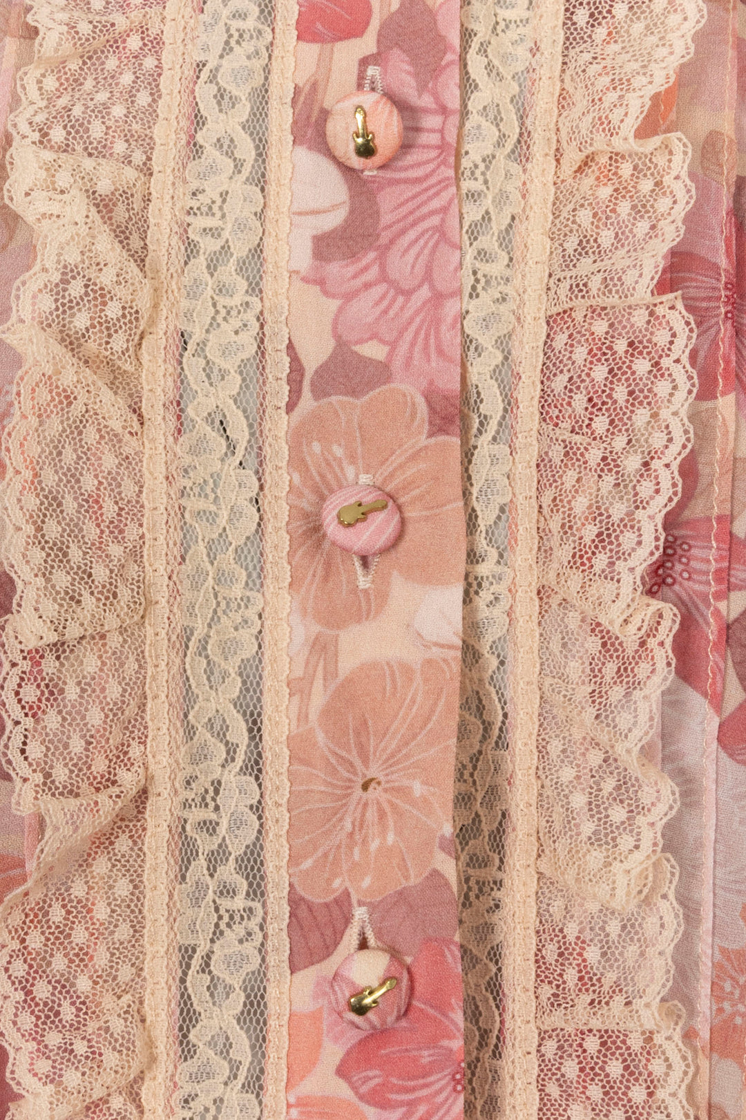 ZIMMERMANN Robe plissée à volants Rose