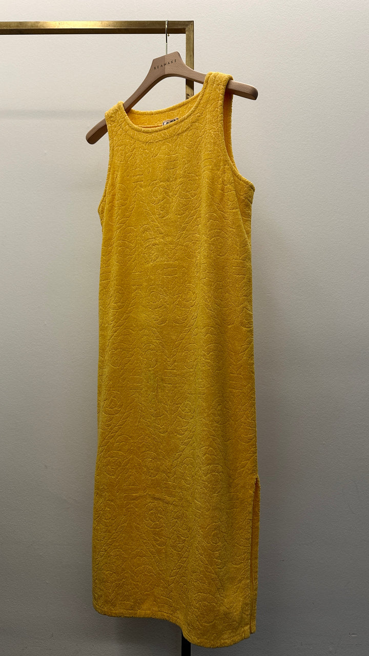 Robe en éponge HERMÈS Jaune