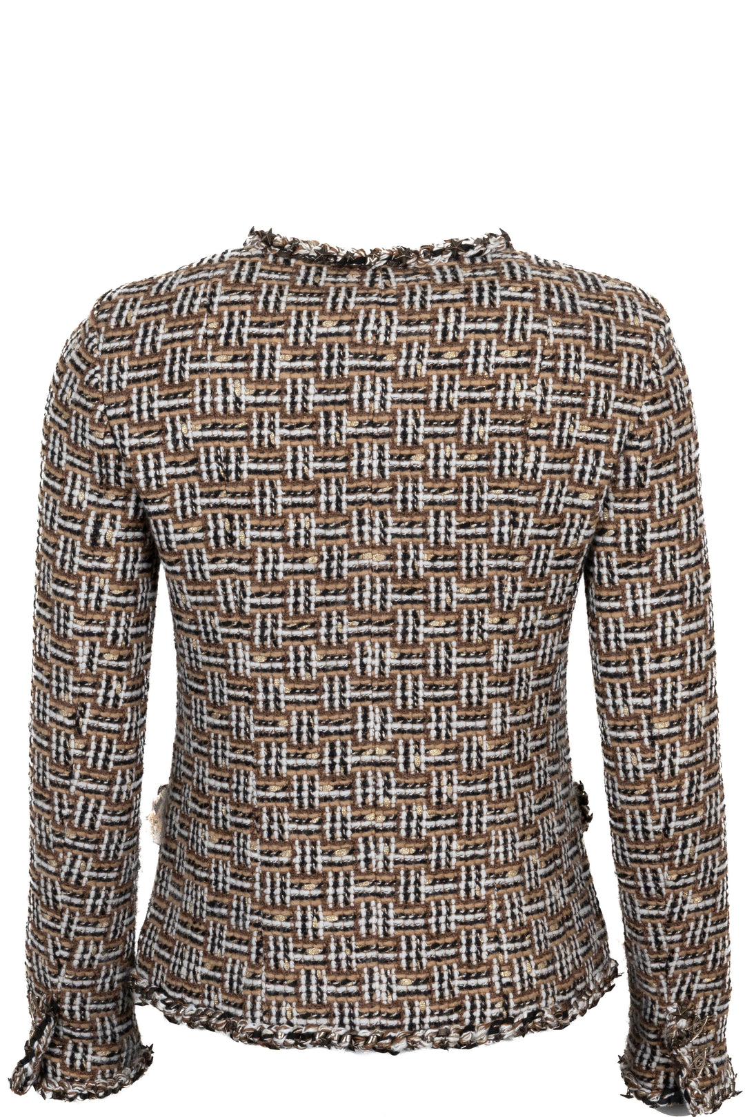 CHANEL Paris-Dallas Jacket Tweed Brown