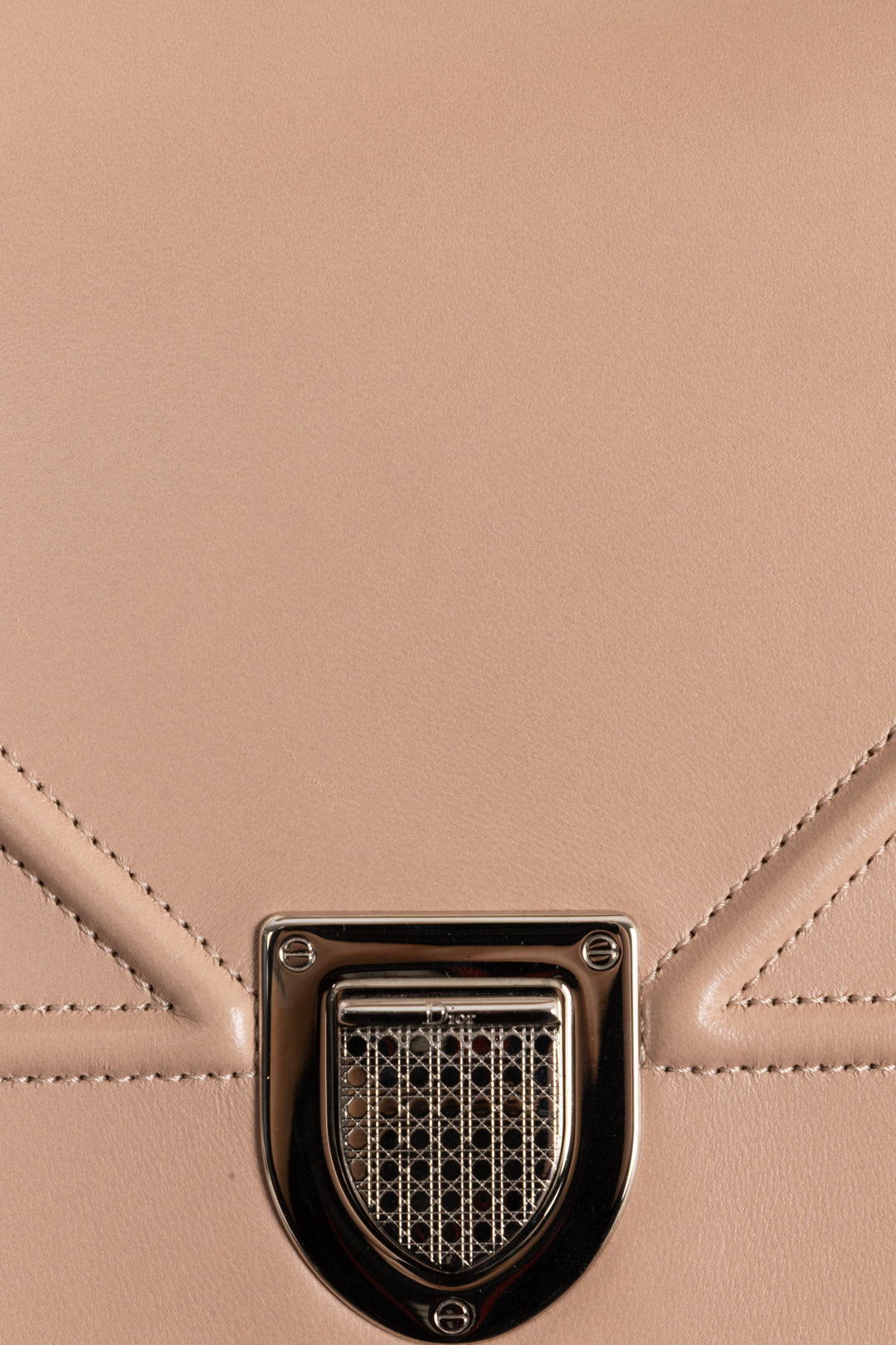 CHRISTIAN DIOR Diorama Bag Leather Nude