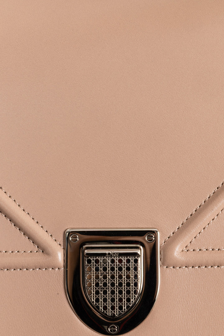 CHRISTIAN DIOR Diorama Bag Leather Nude