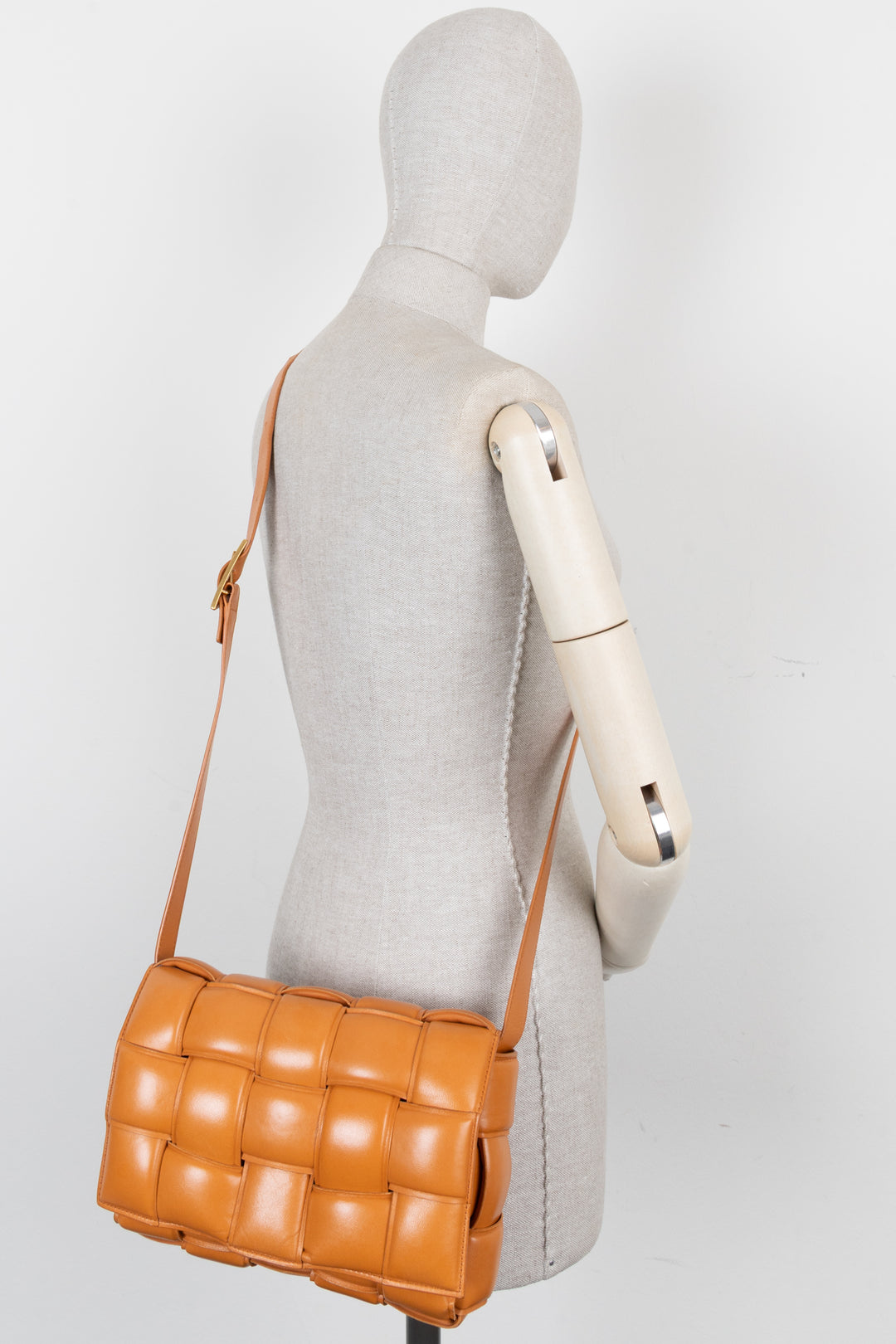 BOTTEGA VENETA Padded Cassette Crossbody Bag Orange