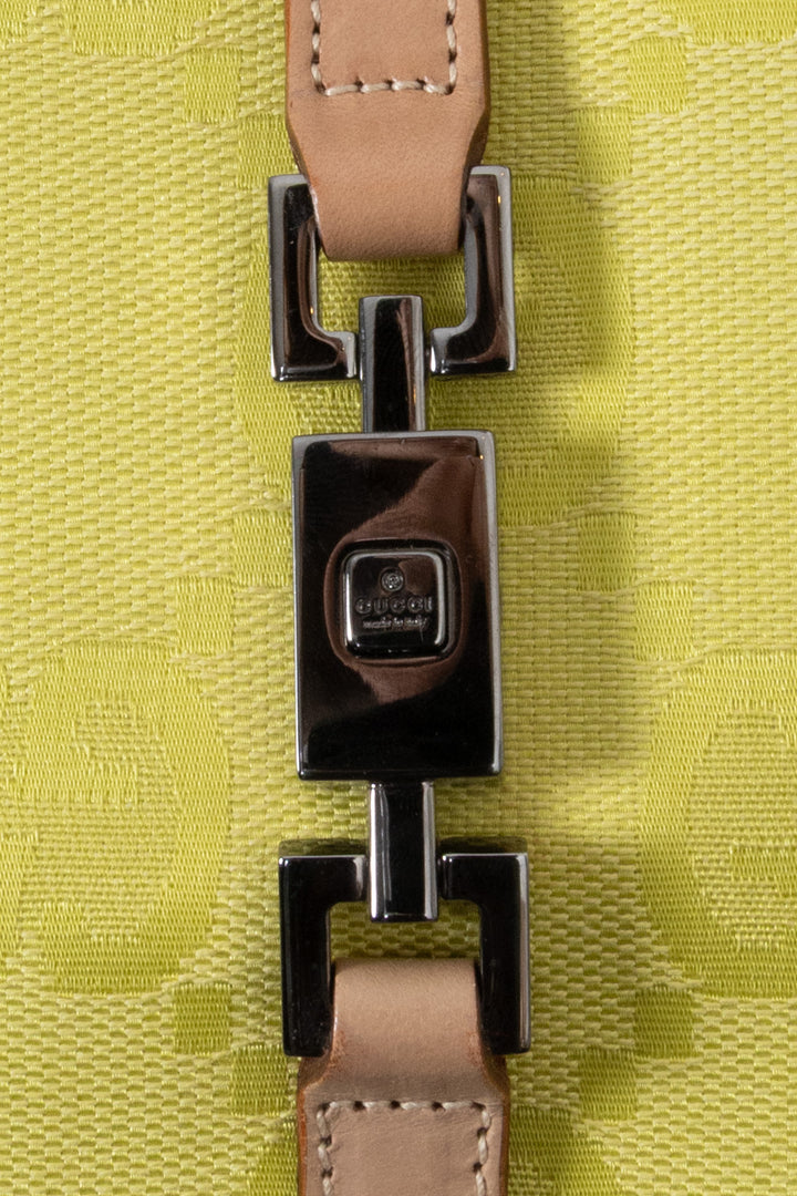 GUCCI Jackie Bardot Bag Lime