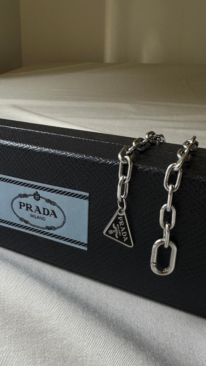 PRADA Small Iconic Bracelet Sterling Silver