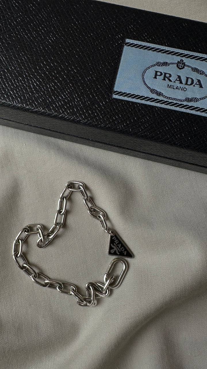 PRADA Small Iconic Bracelet Sterling Silver