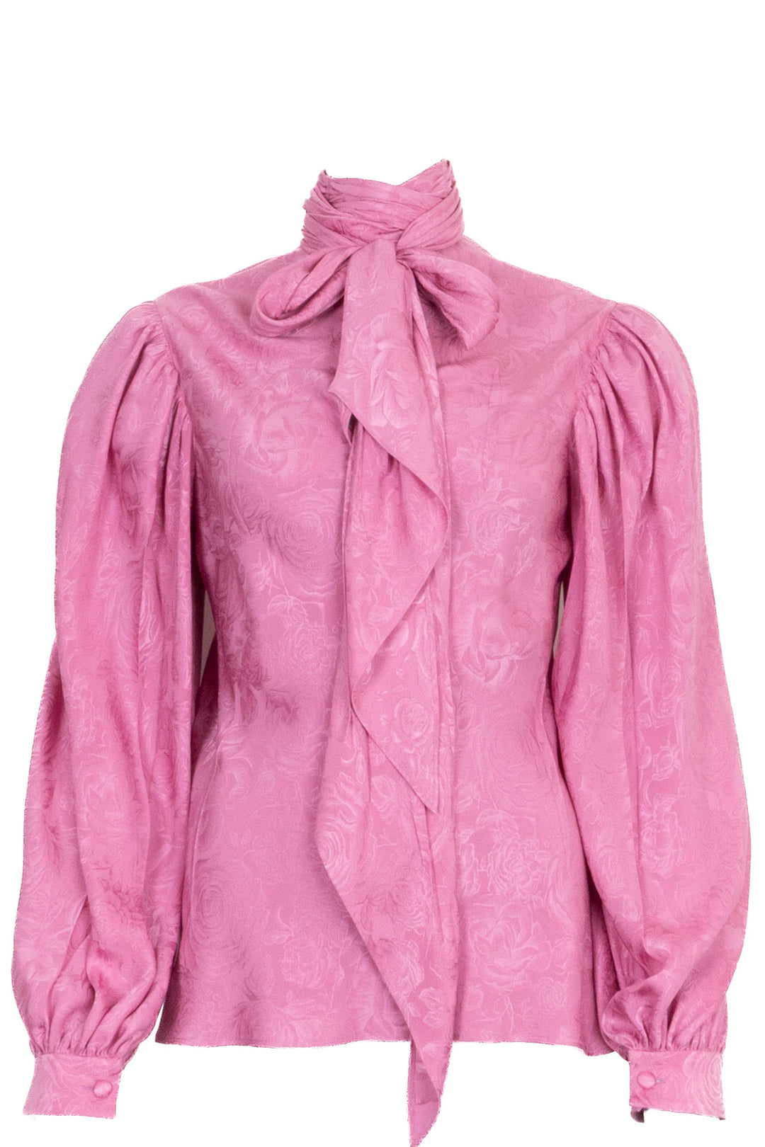 GUCCI Flower Blouse Silk Pink