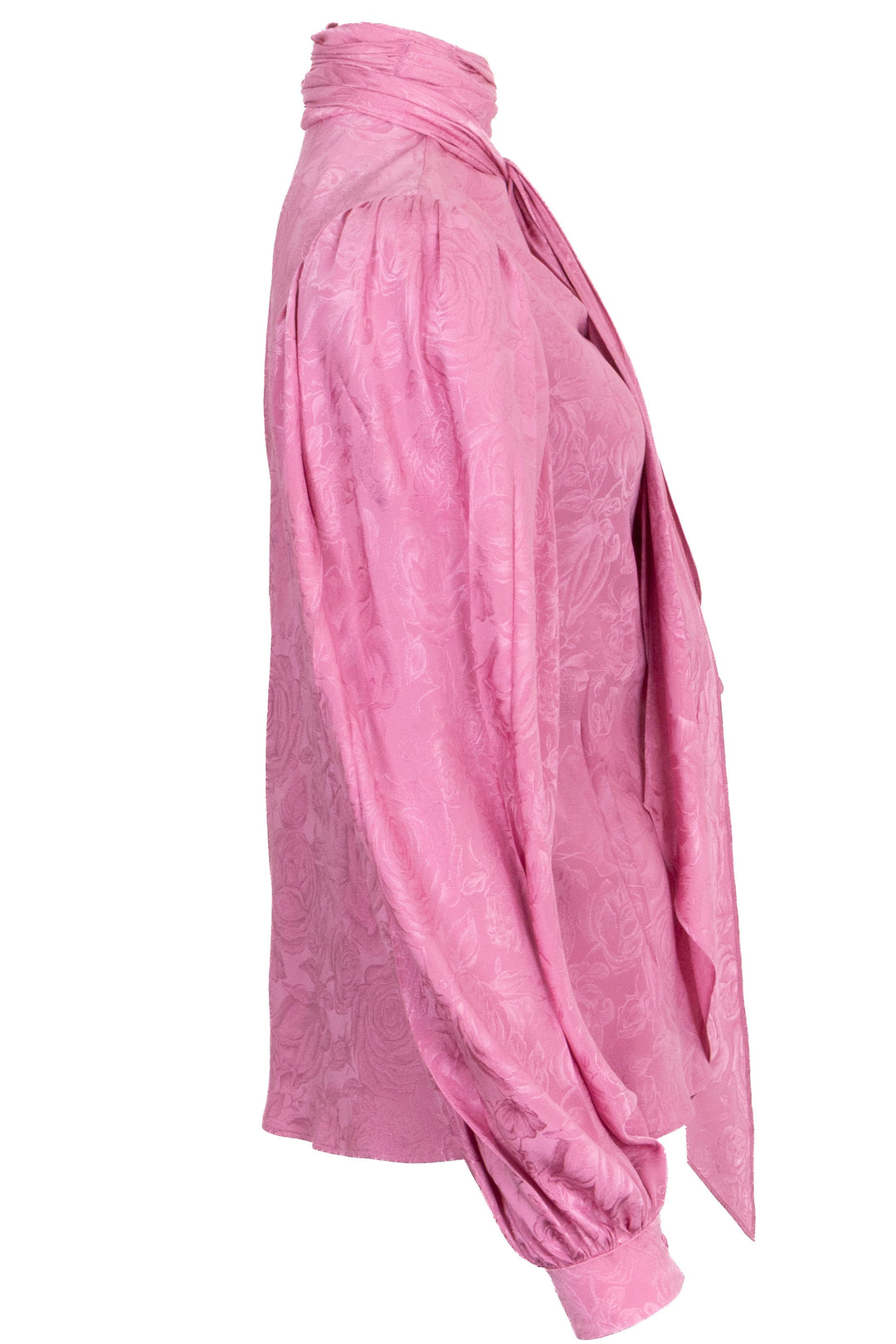 GUCCI Flower Blouse Silk Pink