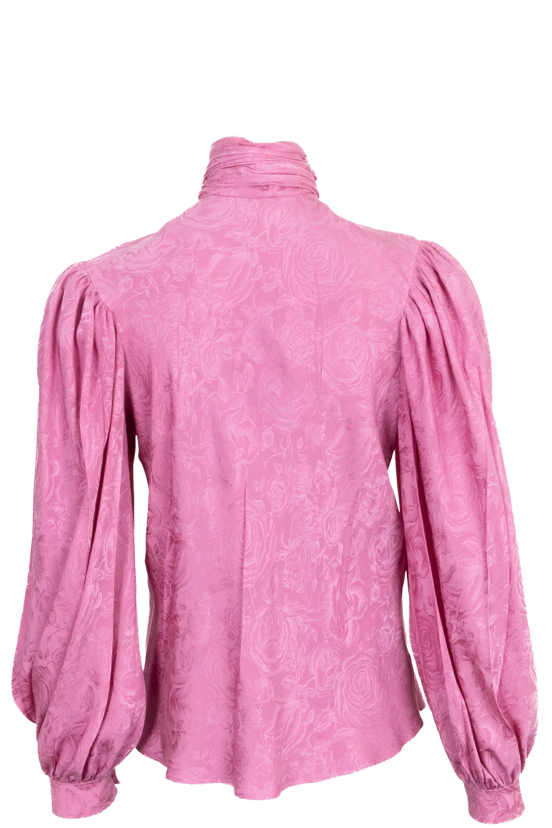 GUCCI Flower Blouse Silk Pink