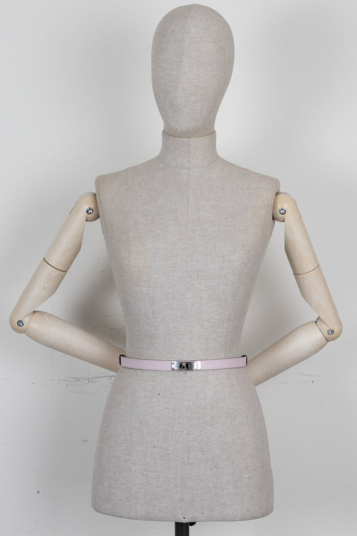 HERMÈS Kelly 18 Belt Epsom Leather Mauve