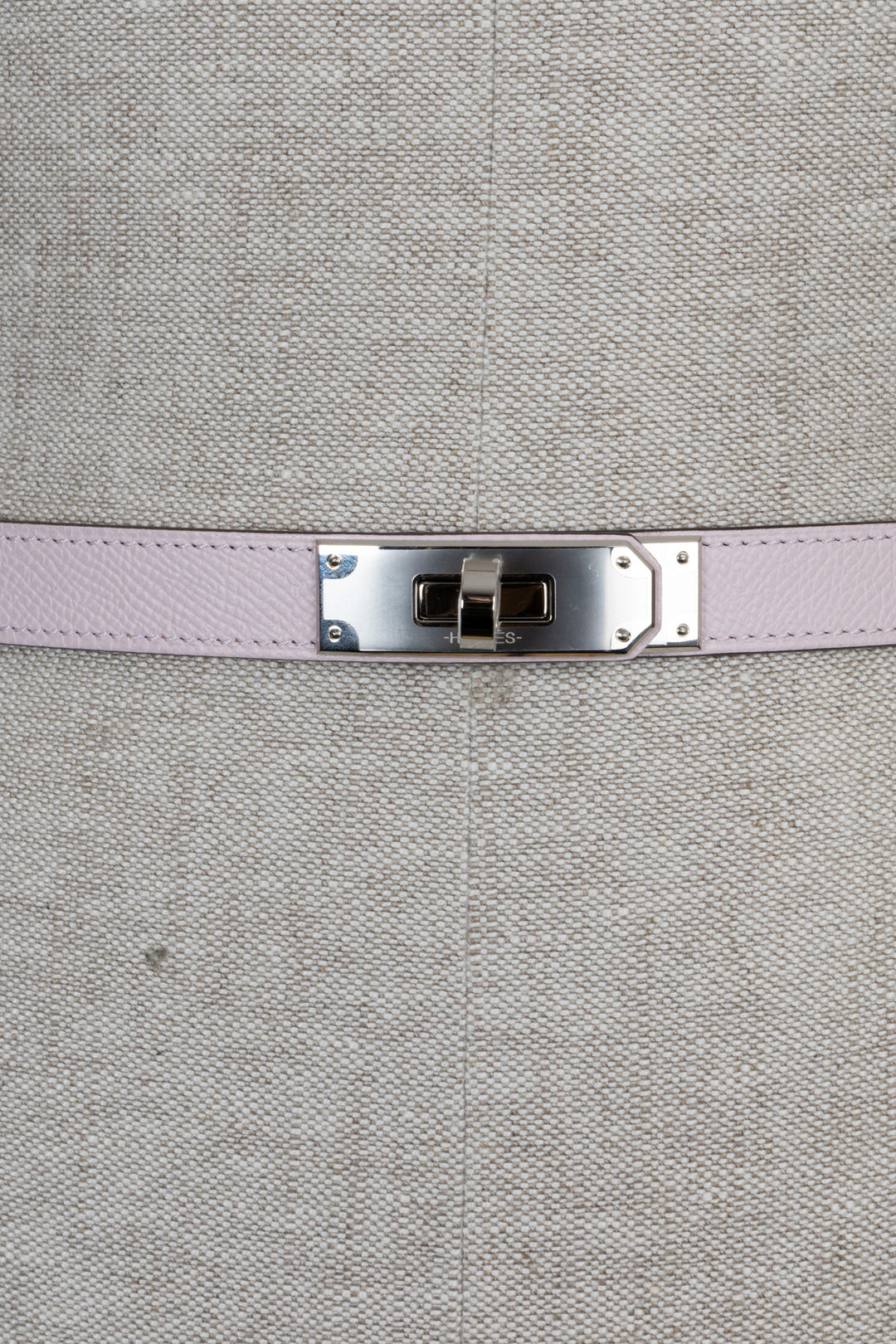 HERMÈS Kelly 18 Belt Epsom Leather Mauve