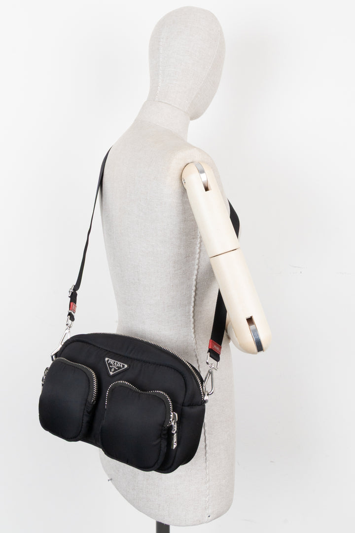 PRADA Padded Camera Bag Nylon Black