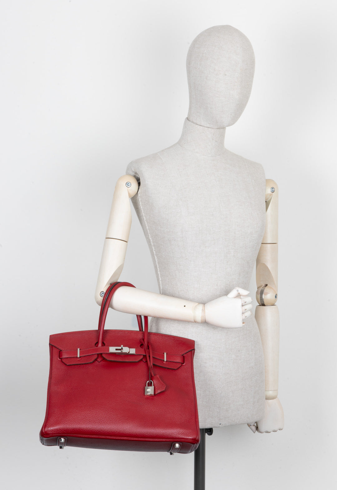 HERMÈS Birkin 35 Clemence Rouge Garance – REAWAKE