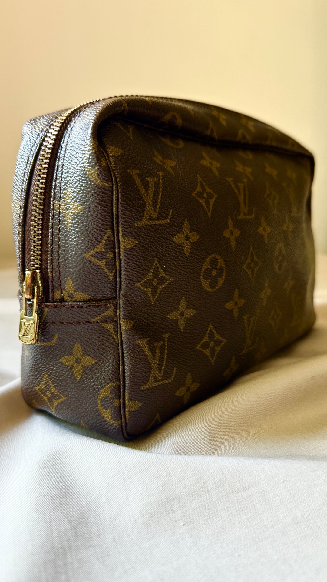 LOUIS VUITTON Cosmetic Pouch MNG Canvas