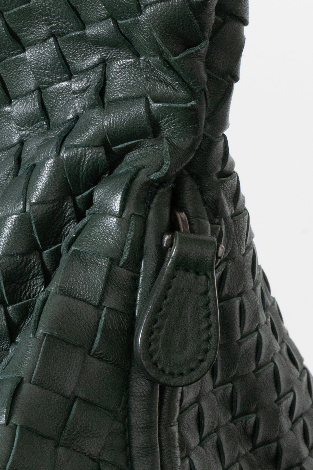 BOTTEGA VENETA Intrecciato Hobo Bag Leather Forest Green