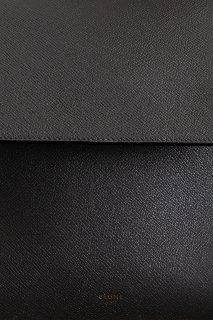 CÉLINE Mini Belt Bag Grained Leather Grey
