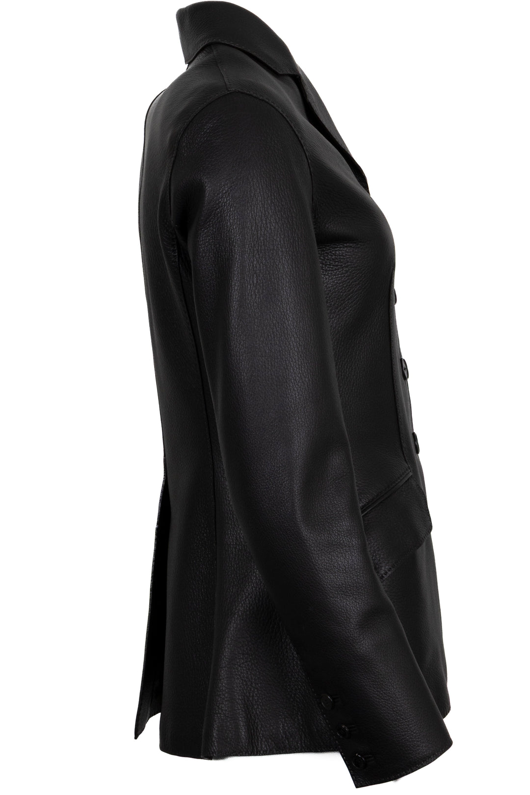 HERMÈS Equestrian Jacket Deer Leather Brown