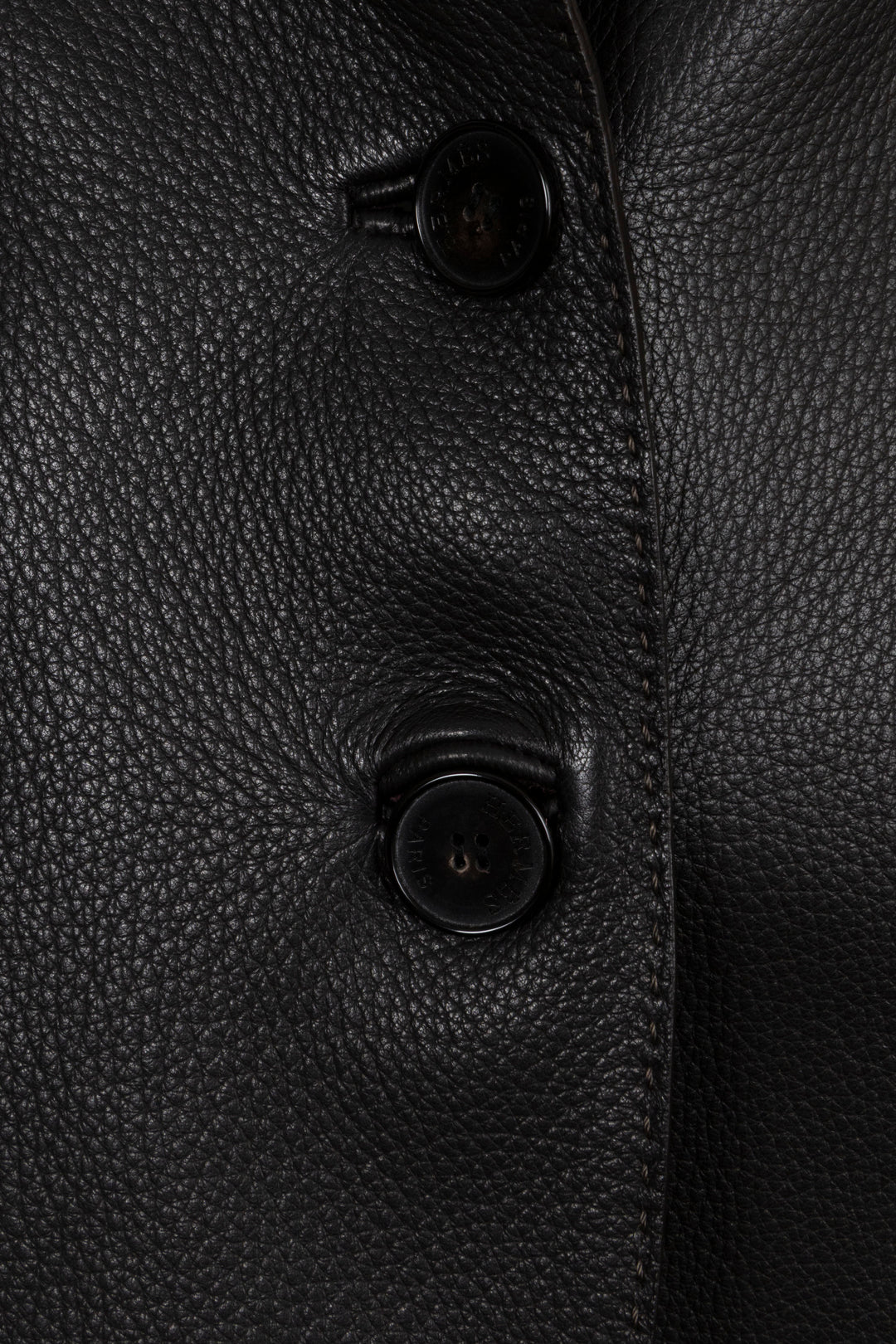 HERMÈS Equestrian Jacket Deer Leather Brown