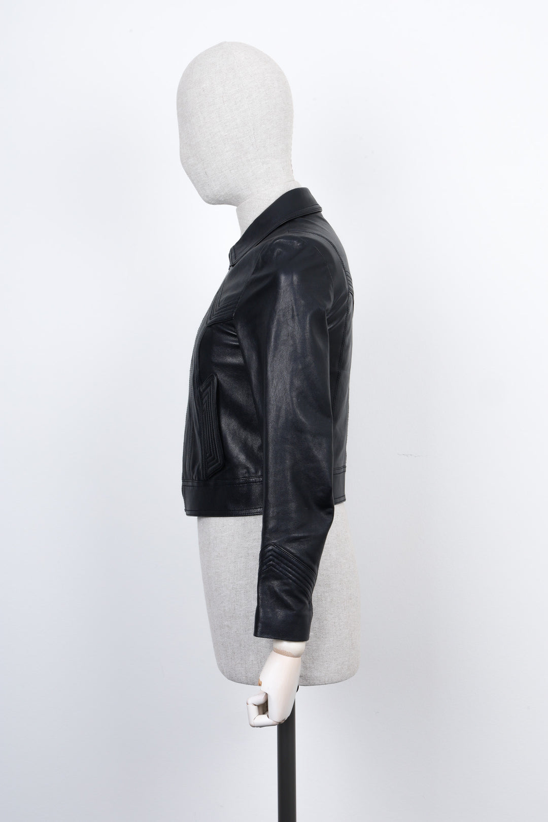 SAINT LAURENT Leather Jacket Black