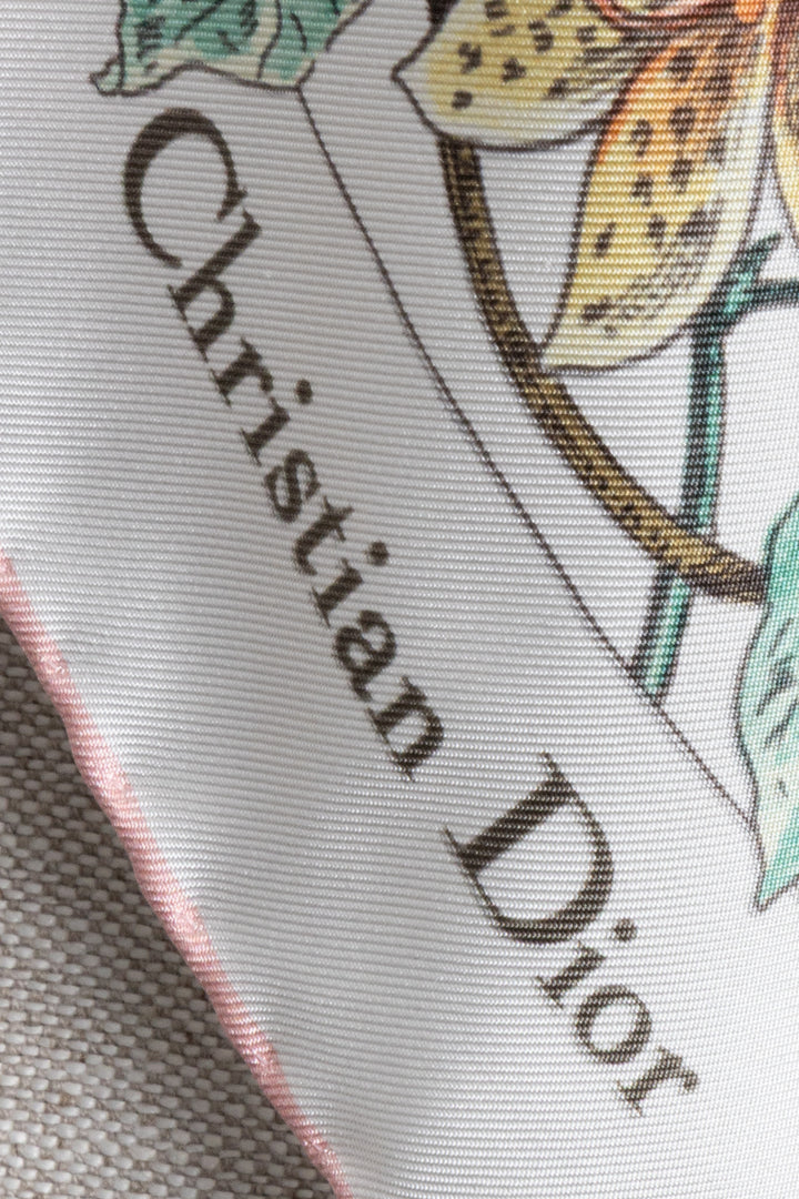CHRISTIAN DIOR Astral 90 Floral White Square