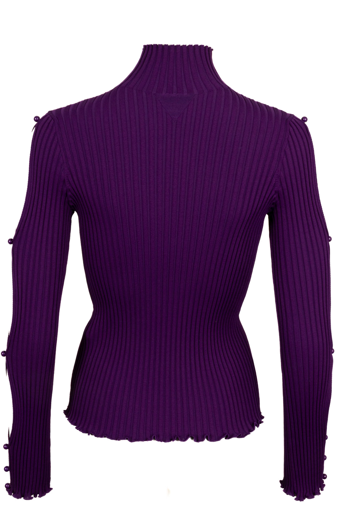 BOTTEGA VENETA Turtleneck Long Sleeve Knit Purple