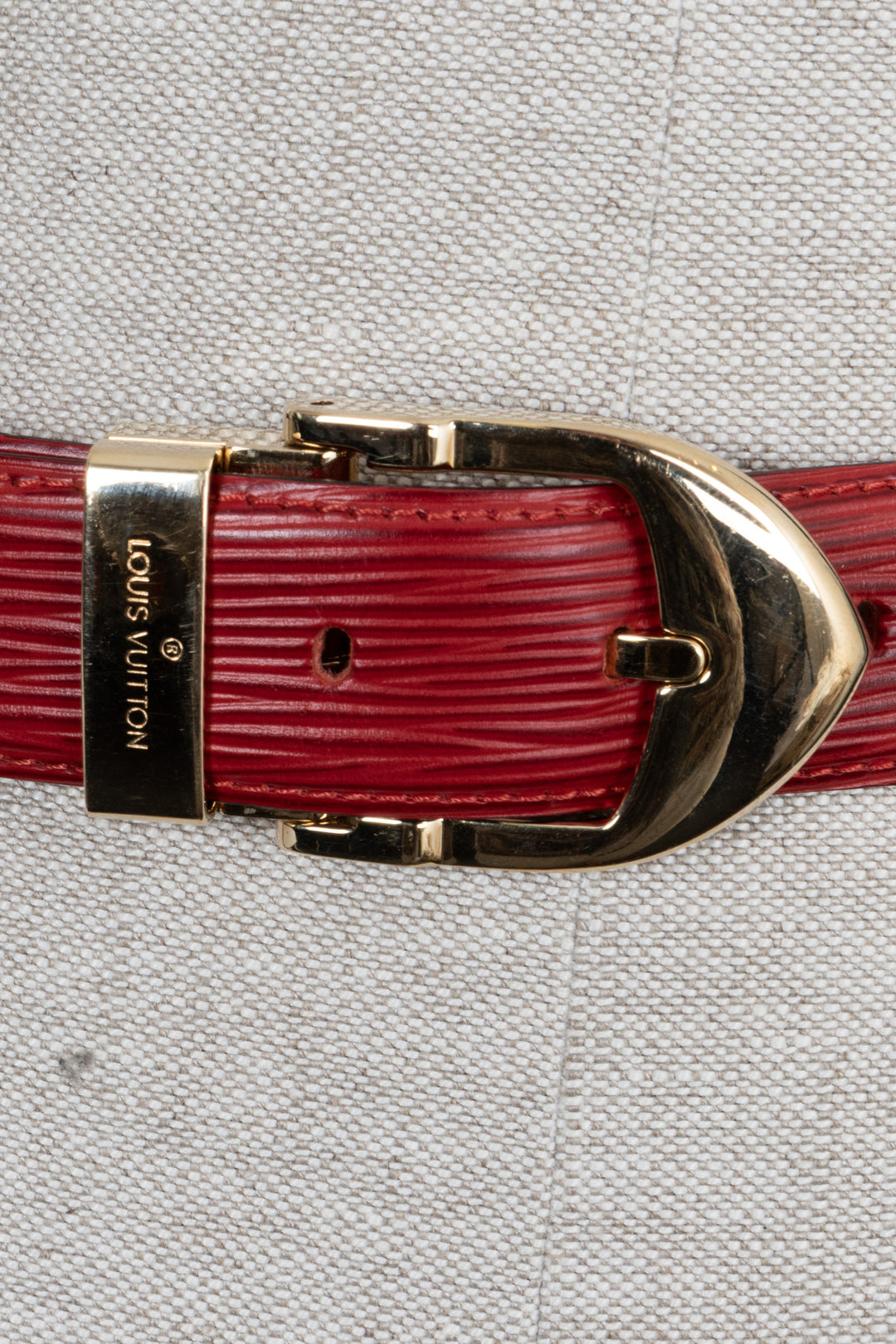LOUIS VUITTON Sherwood Belt Bag Epi Leather Red