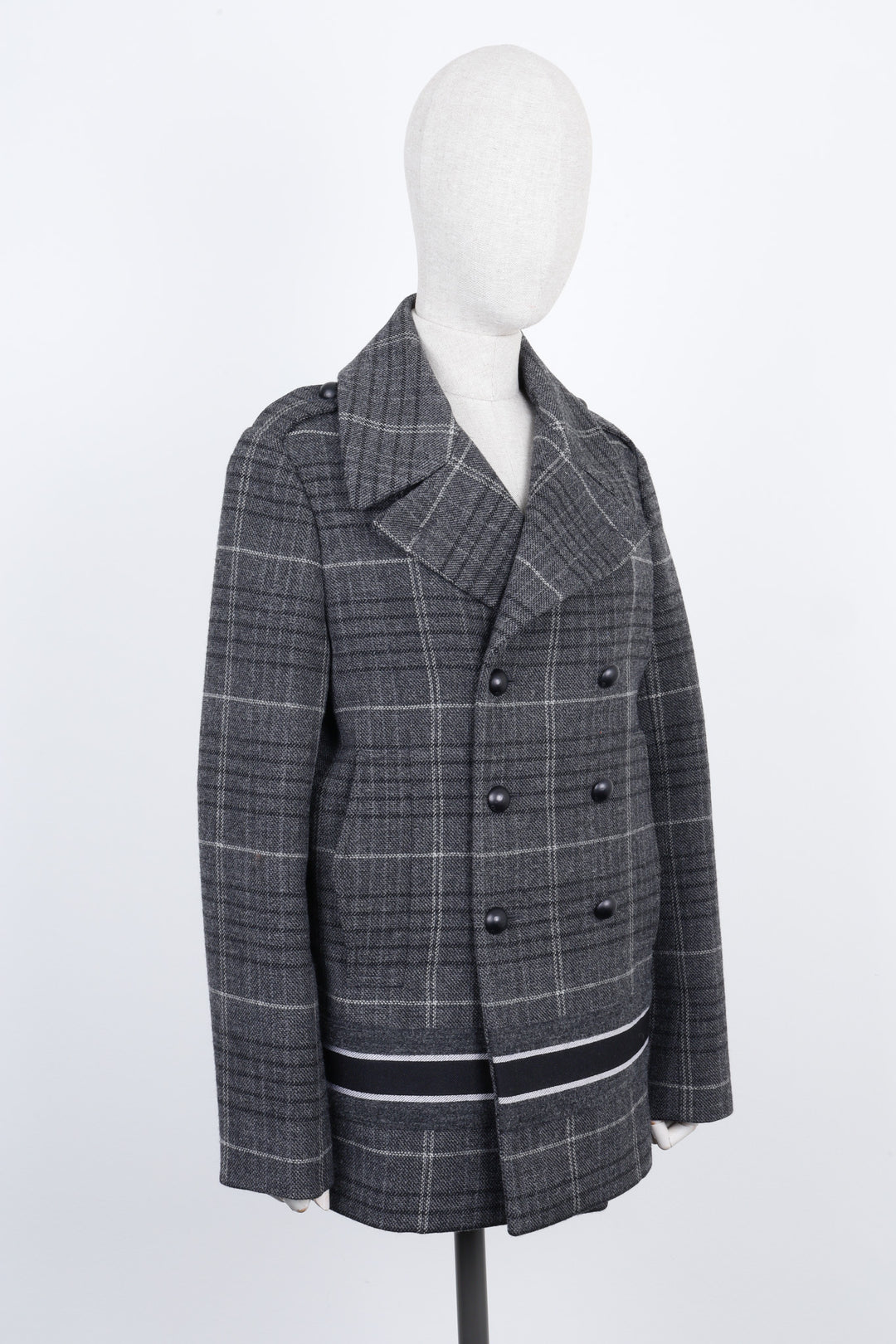 CHRISTIAN DIOR Logo Wool Coat