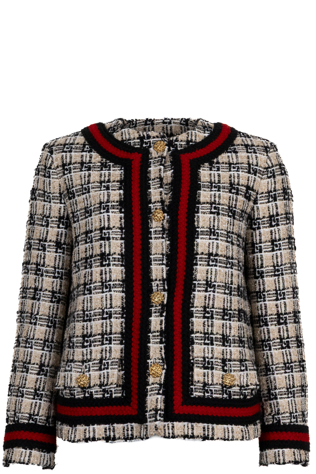 GUCCI Square G Tweed Jacket Black