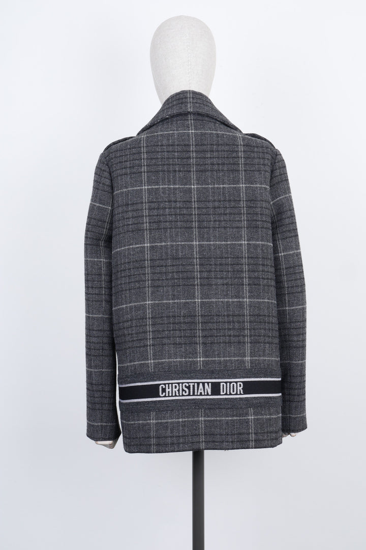 CHRISTIAN DIOR Logo Wool Coat