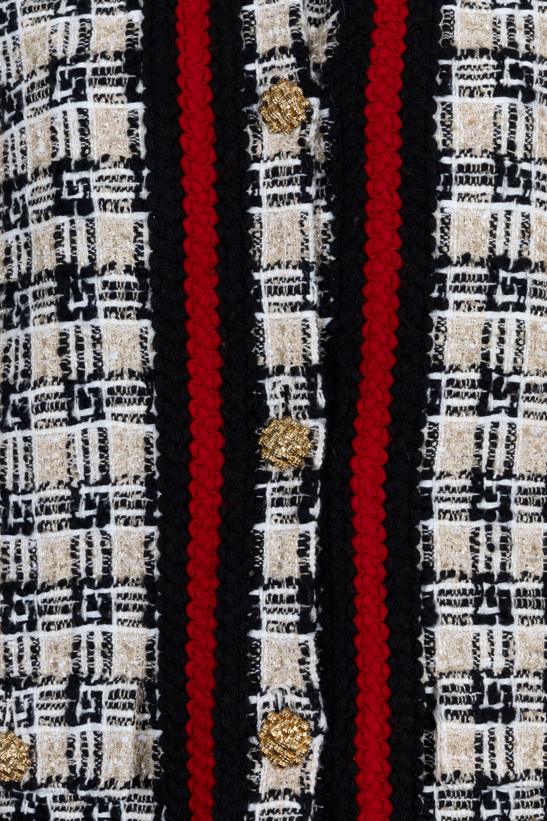 GUCCI Square G Tweed Jacket Black
