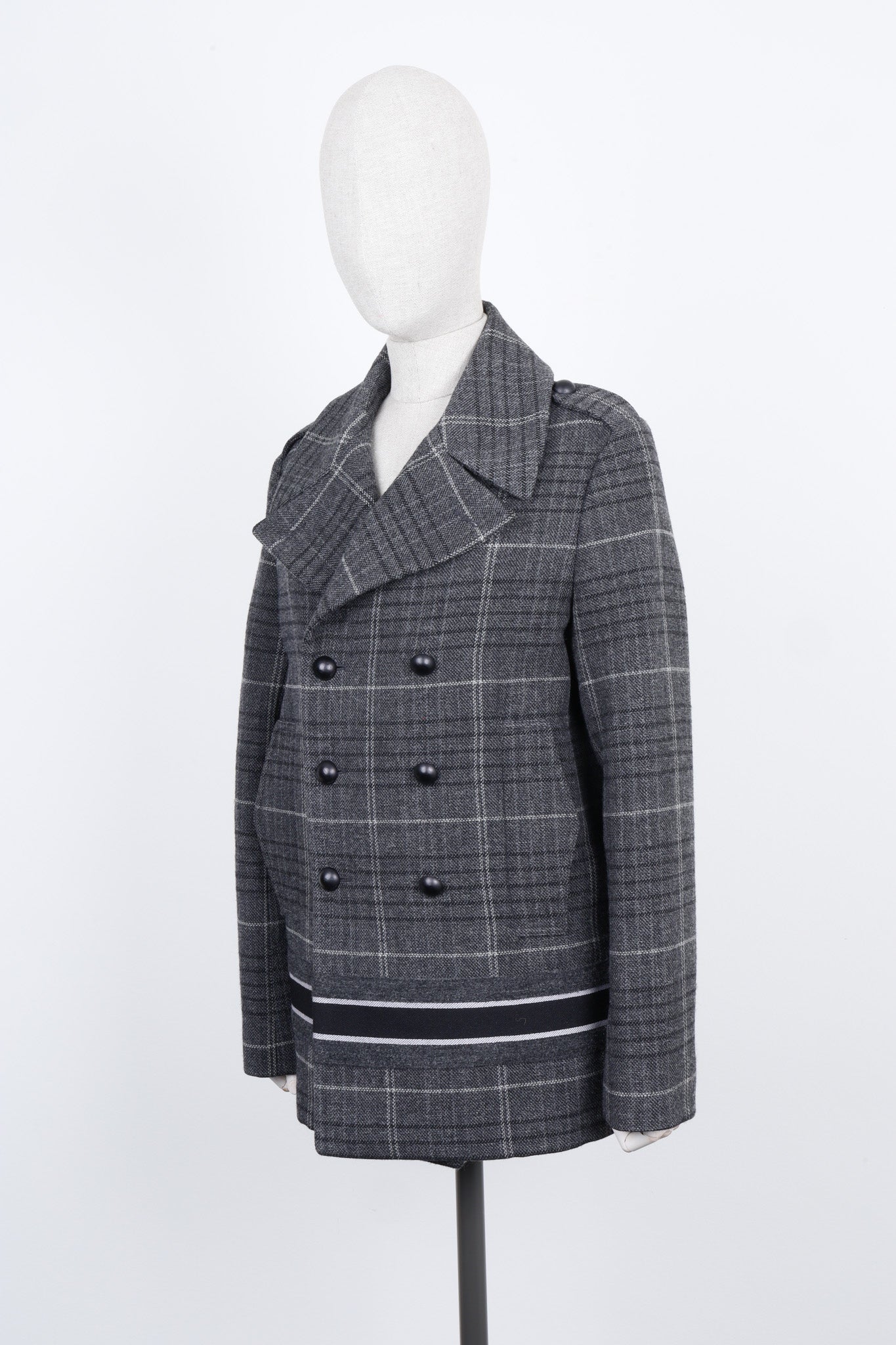 CHRISTIAN DIOR Logo Wool Coat – REAWAKE