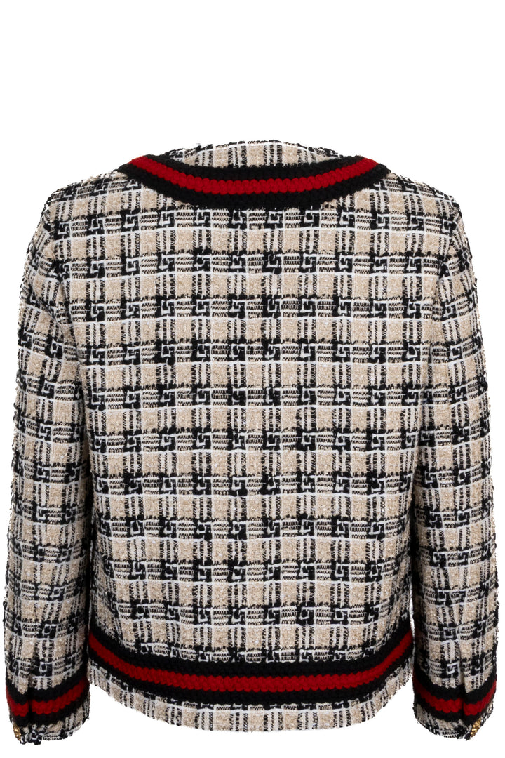 GUCCI Square G Tweed Jacket Black