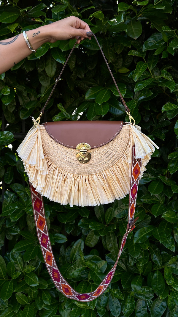 MIUMIU On The Coast Raffia Fringe Bag