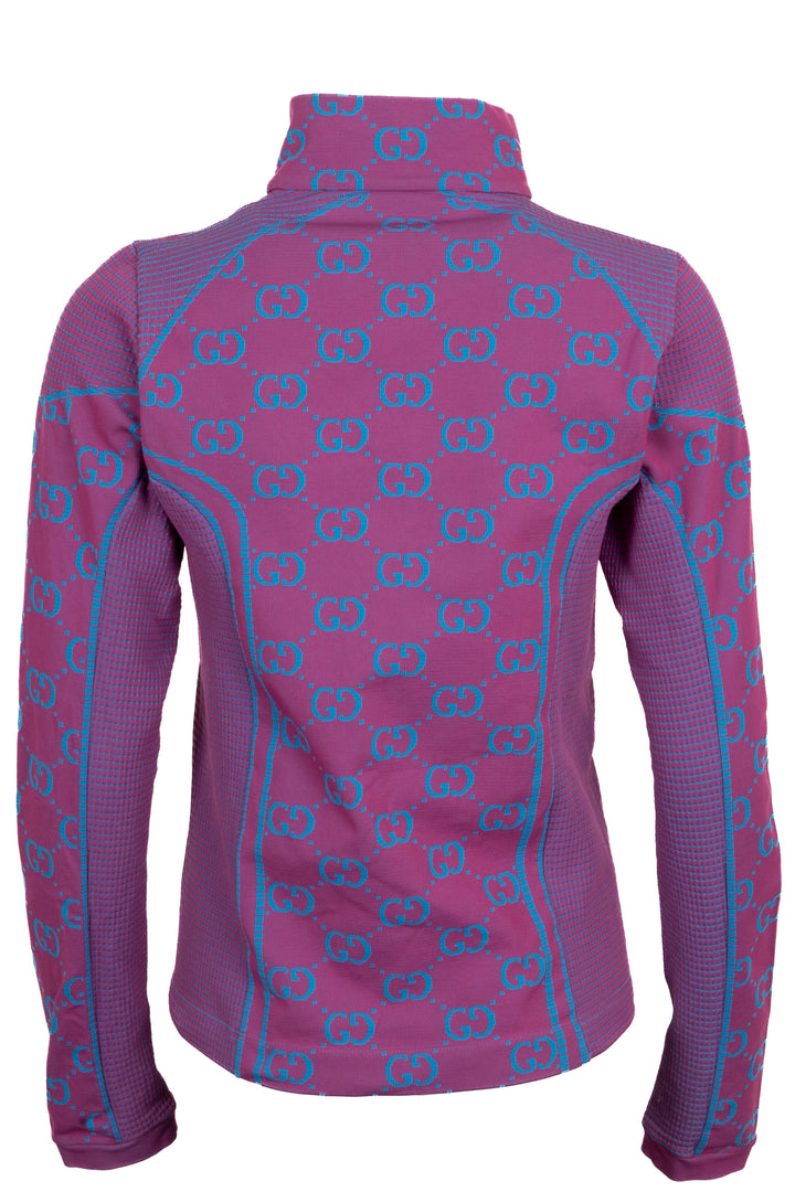GUCCI GG Tubular Longsleeve Jersey Purple
