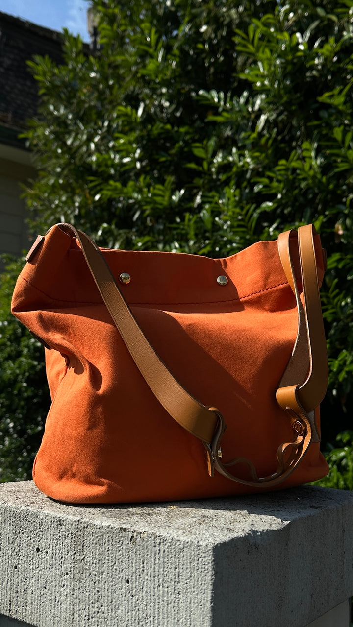 LORO PIANA Bucket Bag Orange