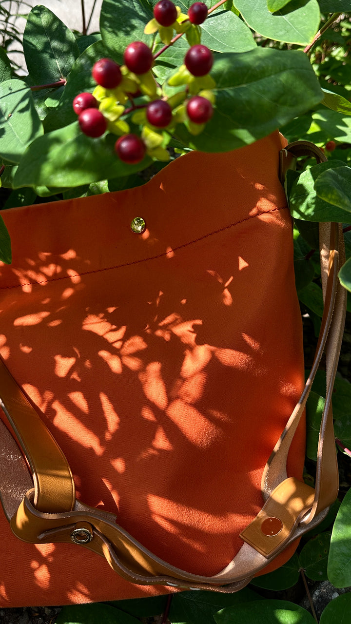 LORO PIANA Bucket Bag Orange