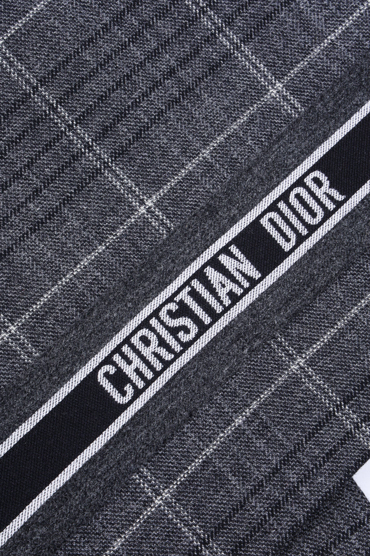 CHRISTIAN DIOR Logo Wool Coat