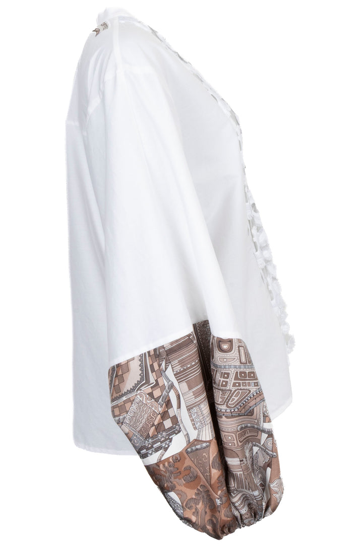 UNFOLD Balloon Sleeve Blouse