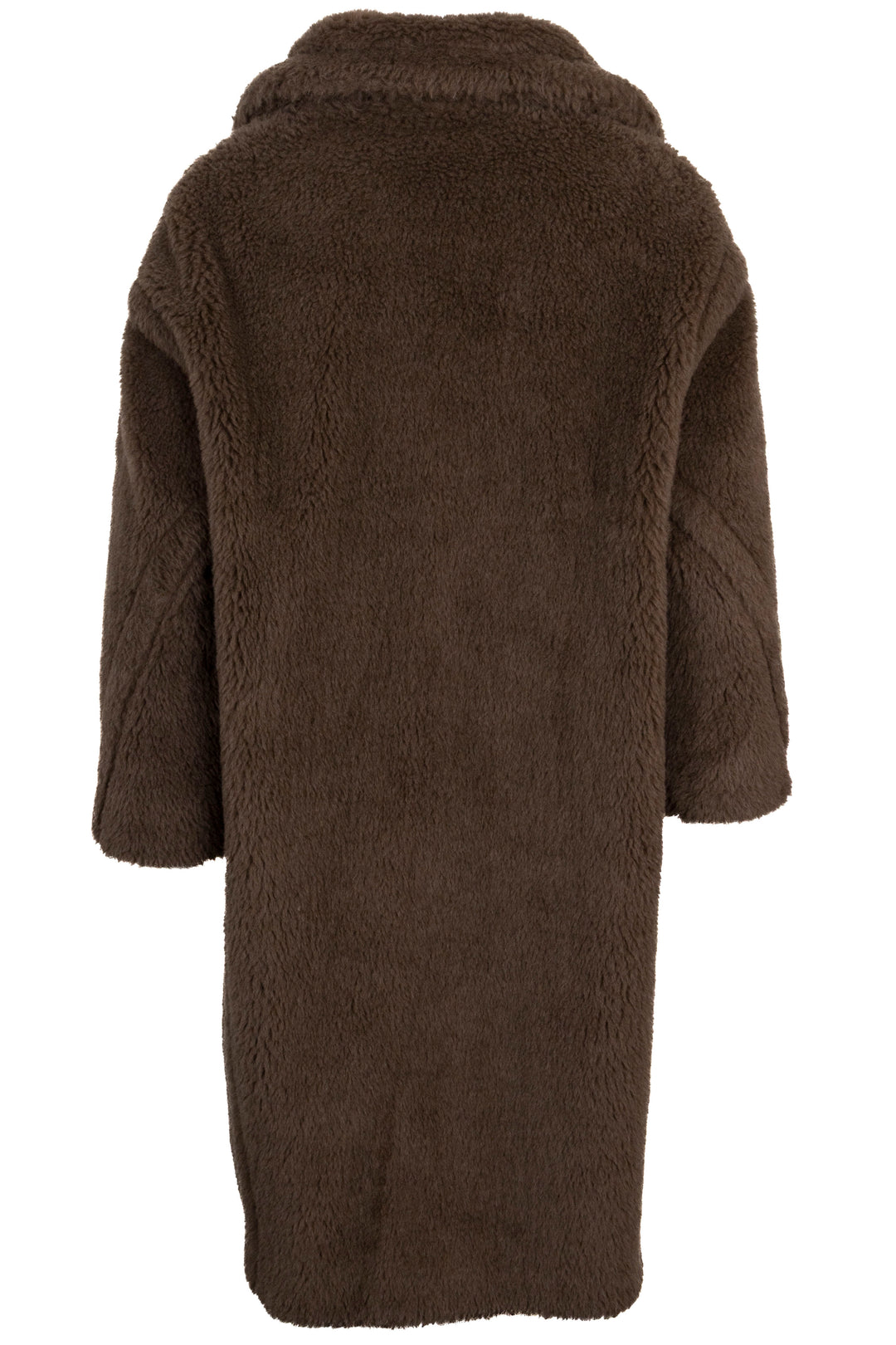 MAX MARA Teddy Icon Coat Alpaca Dark Brown