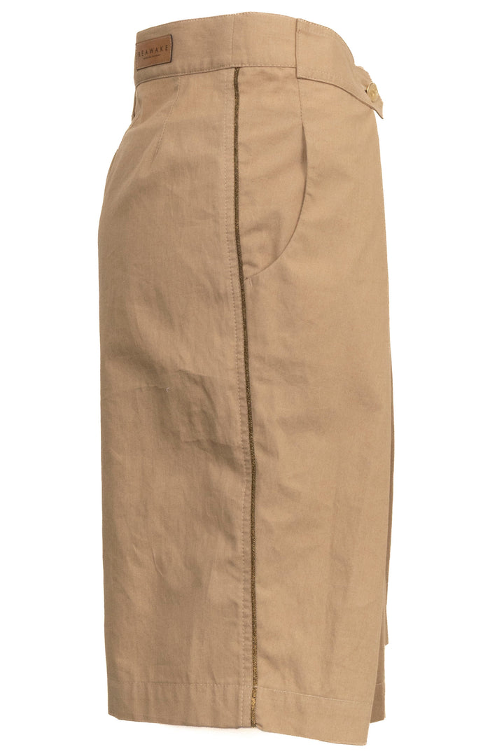 UNFOLD Pleated Bermudas