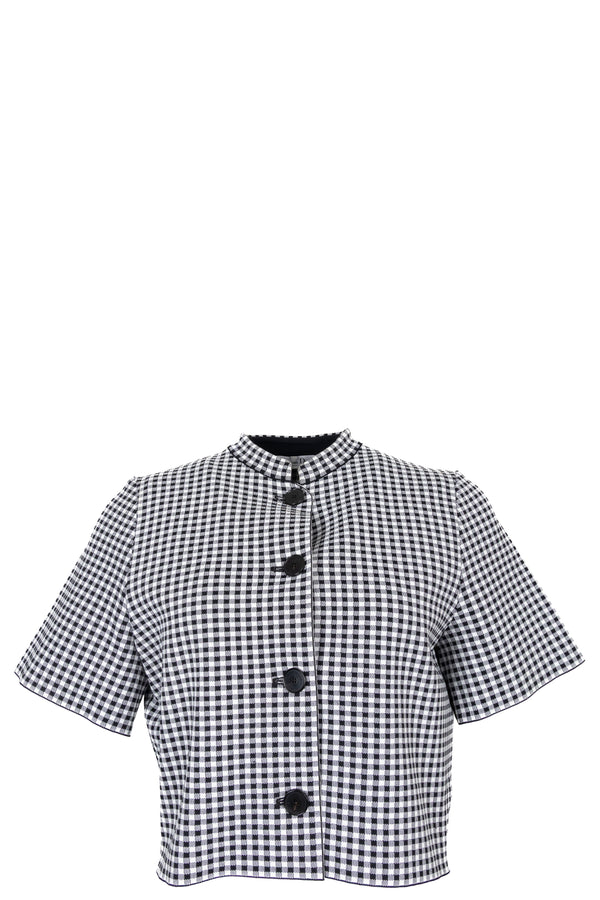 Veste vichy CHRISTIAN DIOR noire et blanche